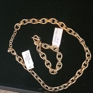 Necklace and earrings